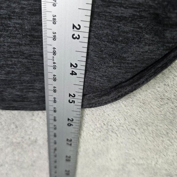 Womens Members Mark Gray Soft Funnel Neck Pullover Polyester Blend Stretch S - Picture 5 of 6